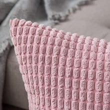 Cord Kissenbezug Granulat Dekorativ 40x60cm Rosa Lila 2er