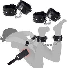 BDSM Bondage Set 21-teilig | Analplug Dildo Handschellen