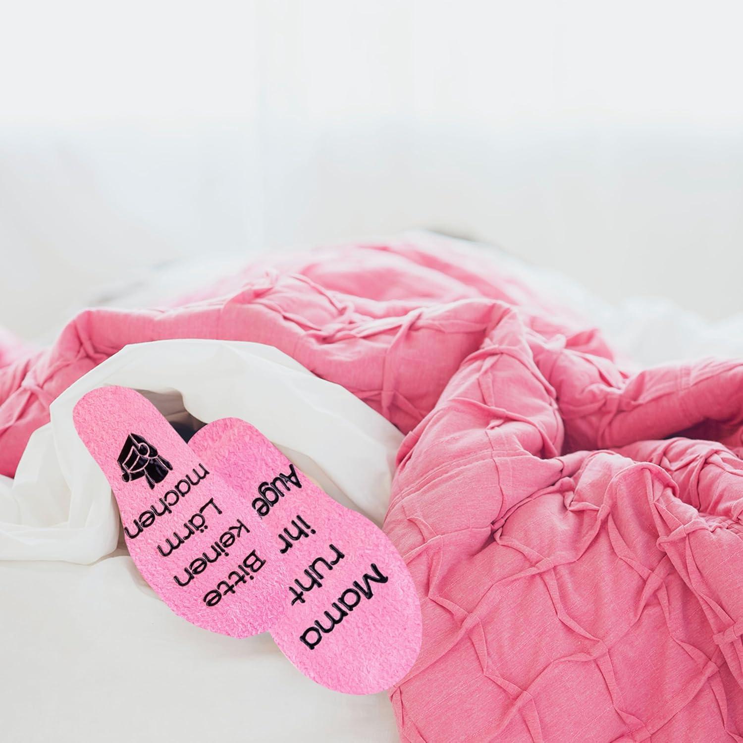 Jeasona Mama Socken Geschenk Weihnachten Geburtstag Einheitsgröße Warm Rutschfest