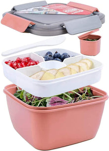 Salatschüssel Lunchbox Bento Box Auslaufsicher Mikrowellengeeignet