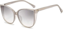 Große Vintage Sonnenbrille UV400 Schutz Butterfly Design Schwarz