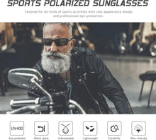 Polarisierte Sport-Sonnenbrille für Herren mit