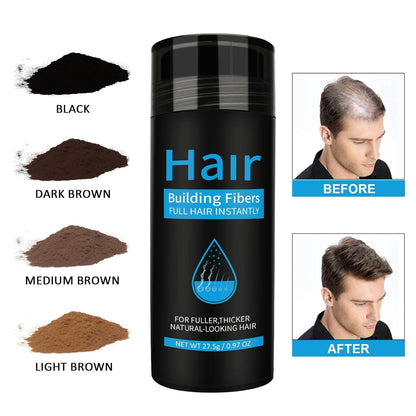 Profi Haarfaser Spray Dunkelbraun wasserfest & dauerhaft