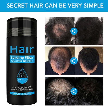 Schwarzes Faser-Haar-Pulver-Spray für dauerhafte Haarfaser-Ergebnisse