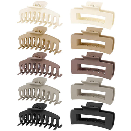 10er Set Große Rutschfeste Haarklammern für Haarstyling