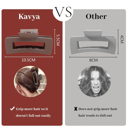 10 Stück Haarklammer Set Haarstyling Zubehör Damen Rutschfest Groß Matt