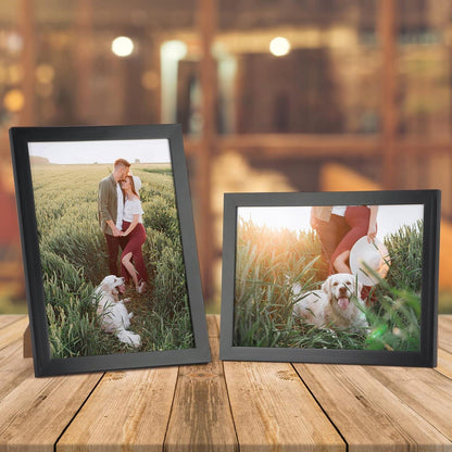 Giftgarden Schwarz Bilderrahmen Set für 10x15 cm Fotos - 10