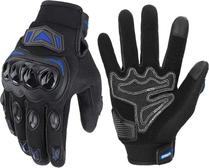 Sportliche Sommer Motorradhandschuhe mit Knöchelschutz & Touchscreen
