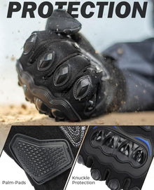 Motorradhandschuhe Herren Sommer mit Knöchelprotektor