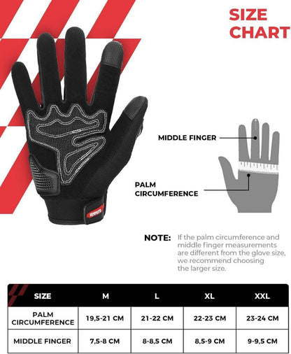 Motorradhandschuhe Herren Sommer mit Knöchelprotektor Touchscreen Blau