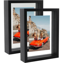 2er Pack EXYGLO Doppelglas Bilderrahmen 10x15 cm