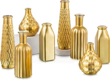 Goldene Vasen Set Aesthetic Glas Blumenvase Tischdeko Hochzeit