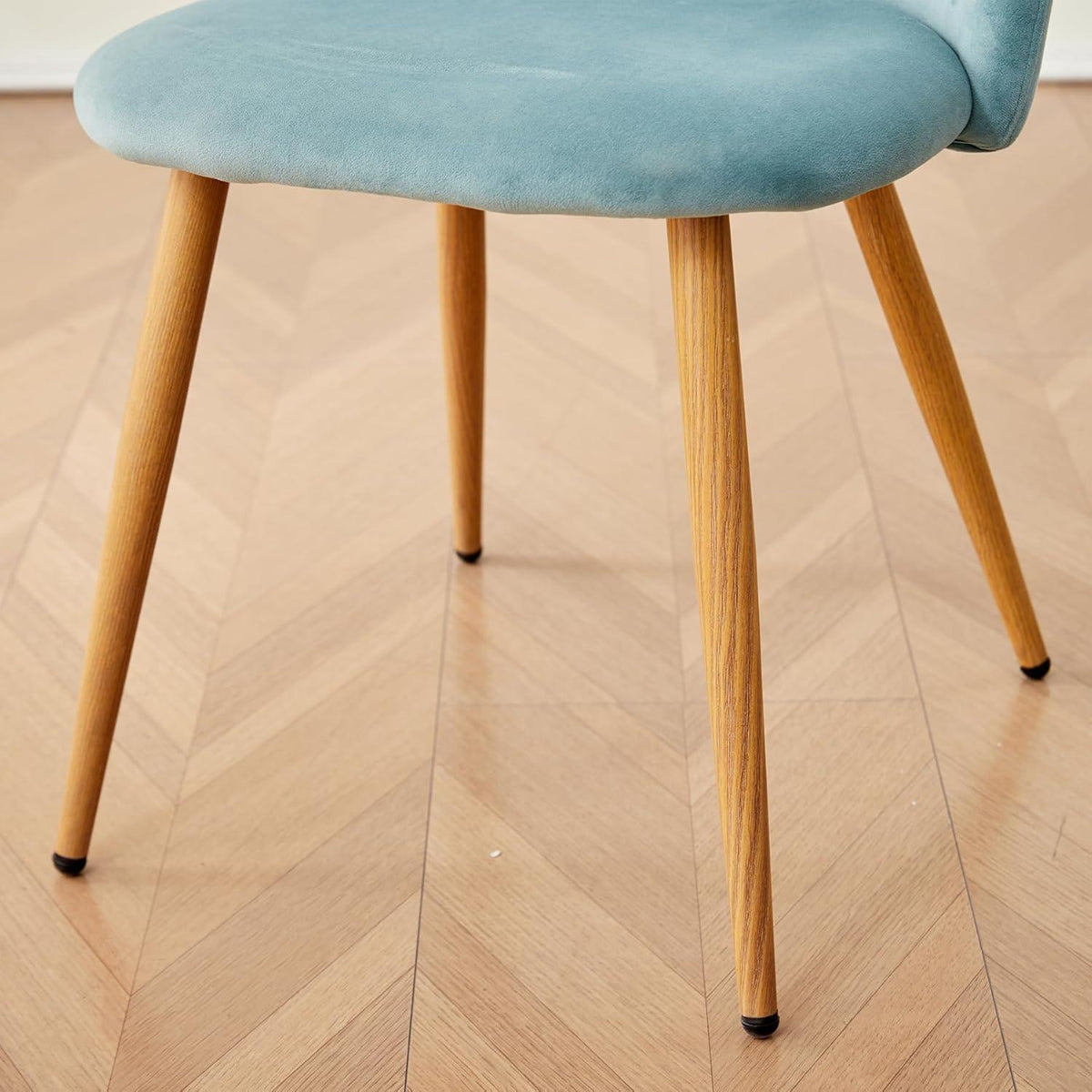 Samt Esszimmerstühle Set (Grün, 4er-Set) – Modern & Komfortabel