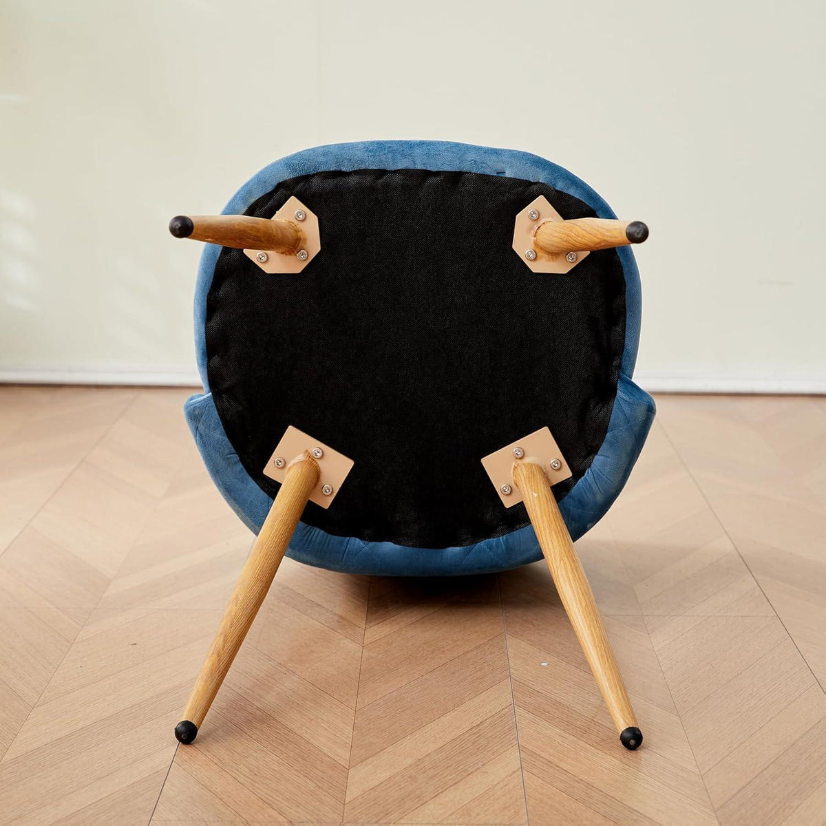 Samt Esszimmerstühle Set (Blau, 6er-Set) – Modern & Komfortabel