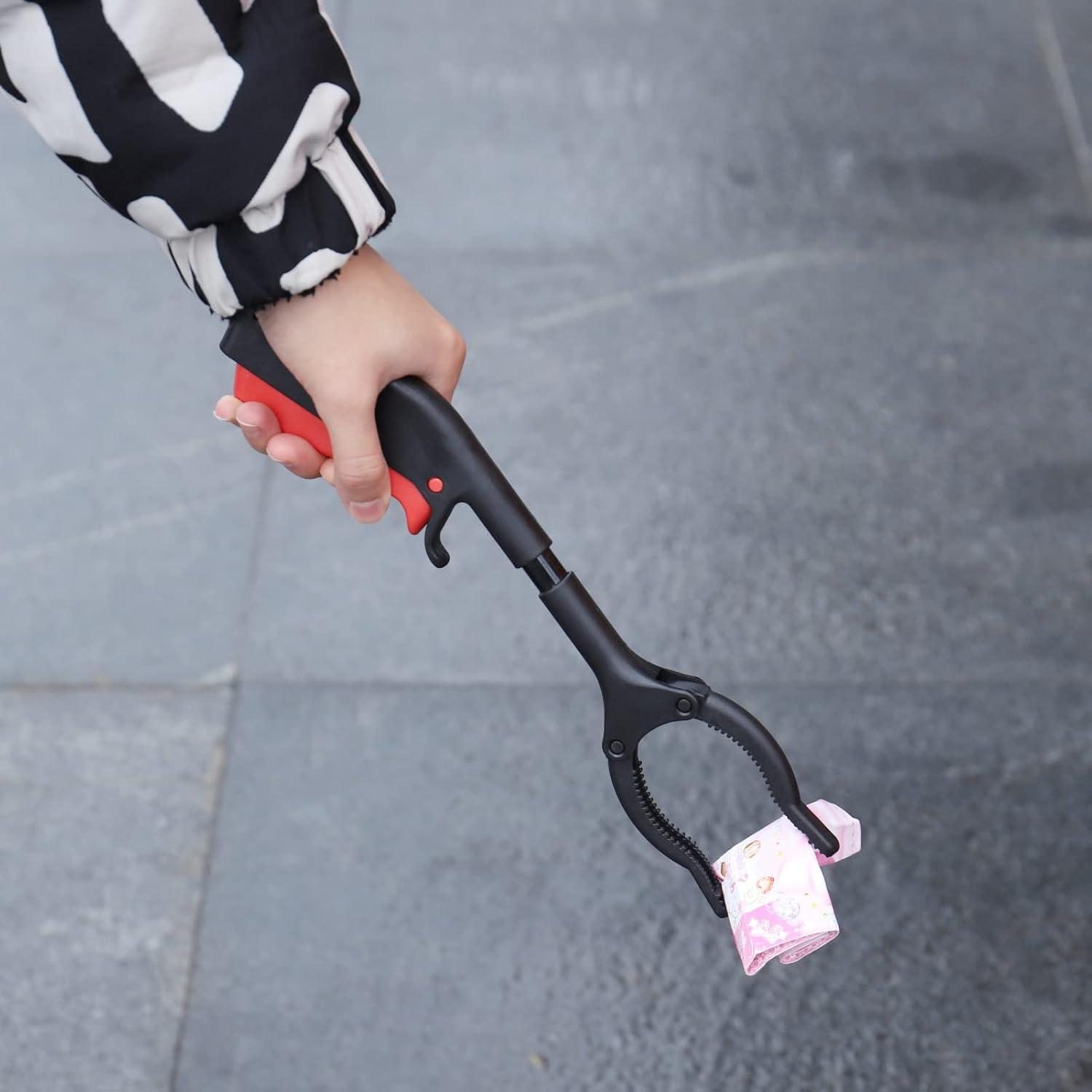 2er Set Müllgreifer 30cm für Kinder Senioren Recycling Greenkeeping