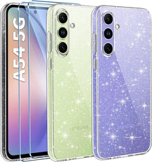 Glitzer Handyhülle Samsung Galaxy A54 5G Transparent Case