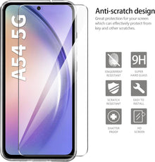 Samsung Galaxy A54 5G Glitzer Handyhülle mit Schutzfolie