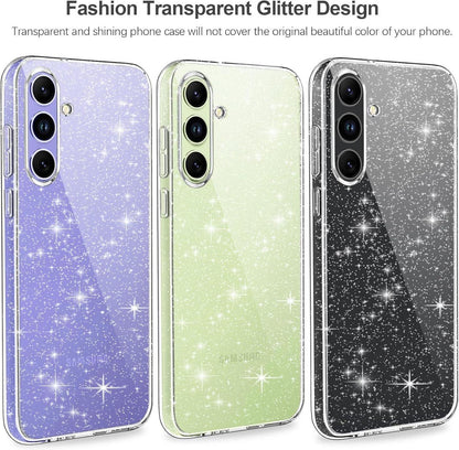 Glitzer Handyhülle Samsung Galaxy A54 5G Transparent Case