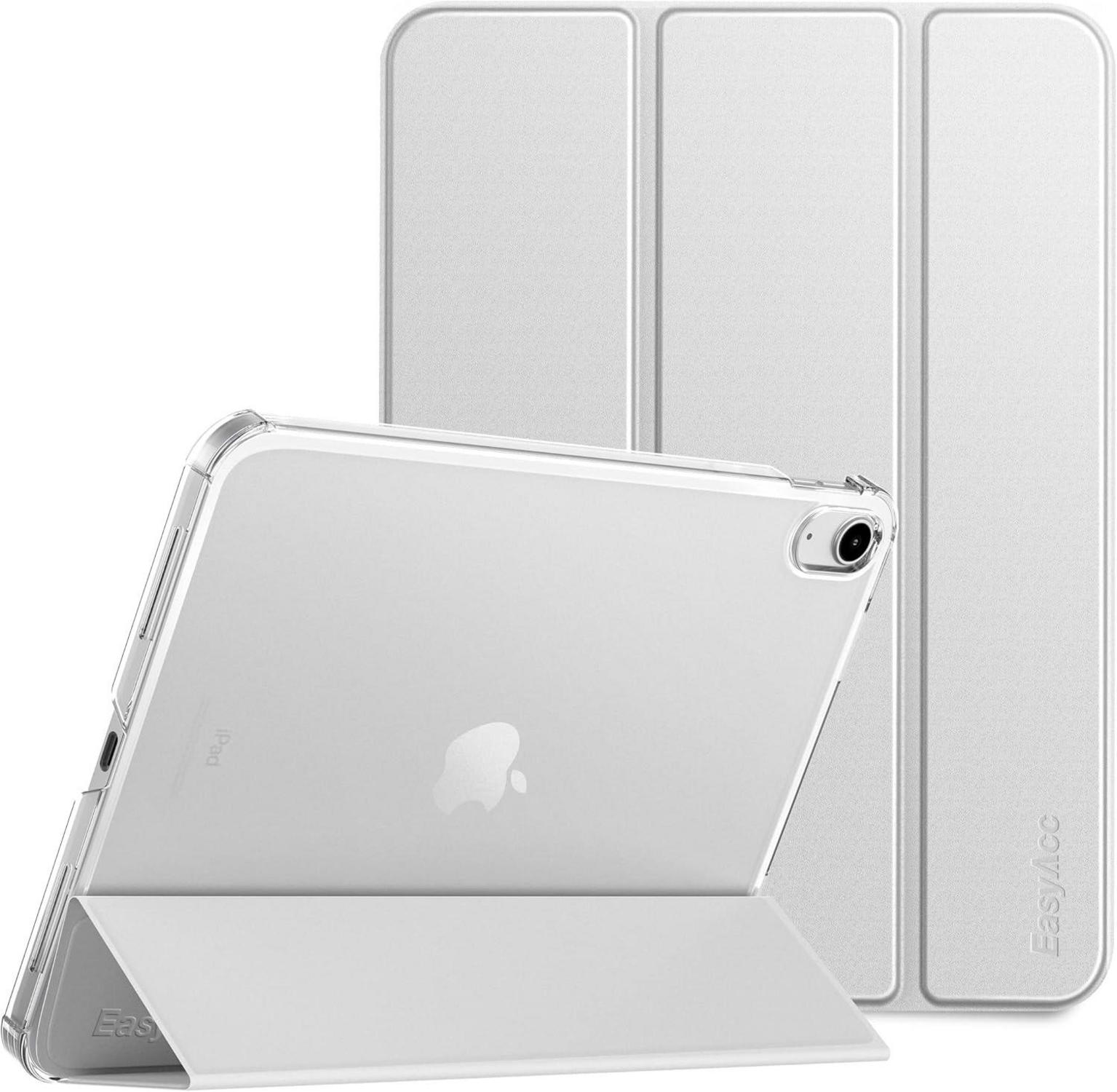 EasyAcc iPad 10 Hülle 10.9 Zoll A2757/A2777 Silber Schutzhülle