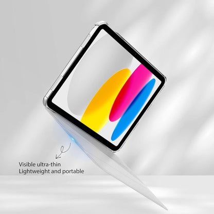 EasyAcc iPad 10.9 Hülle Silber Ultra Dünn Transluzent Matt Schutzhülle