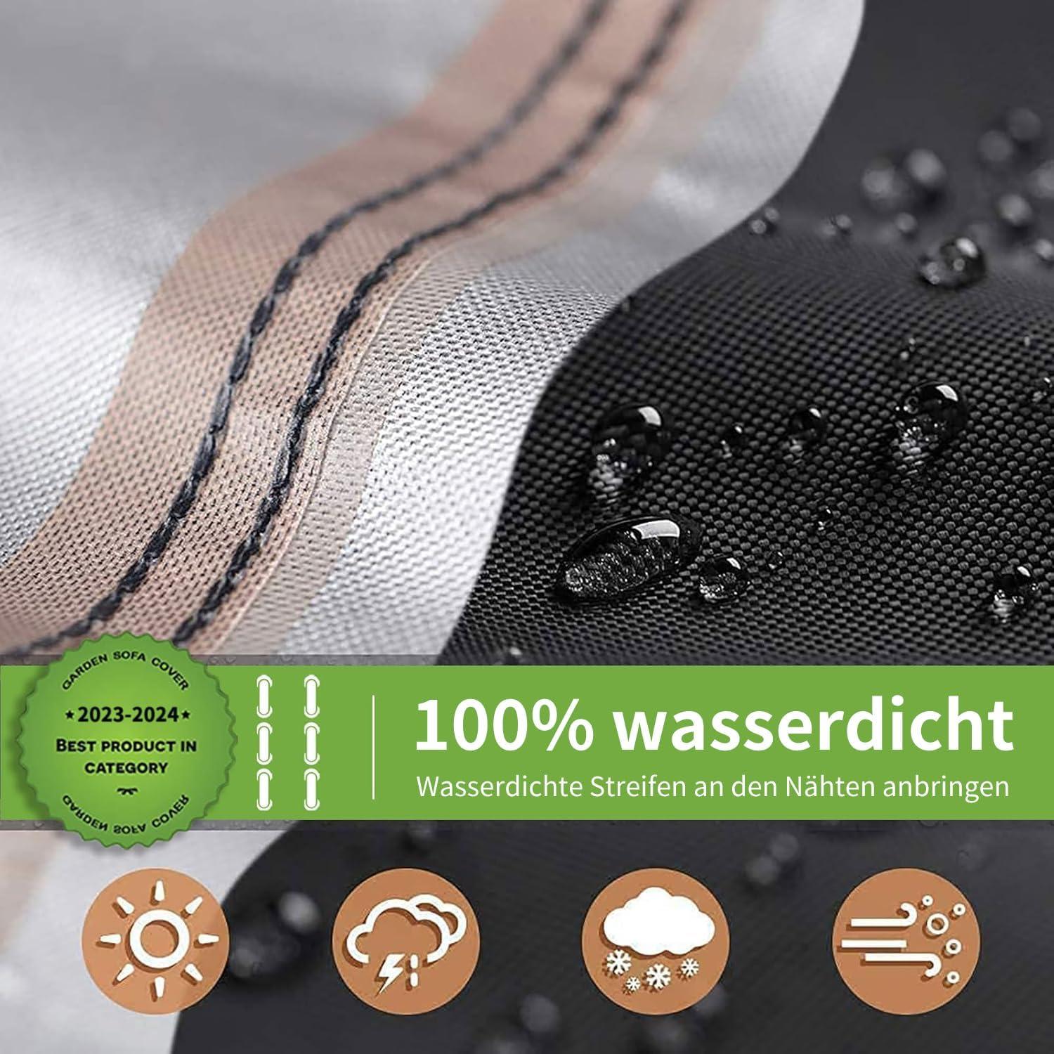 Gartenmöbel-Abdeckung, runde Gartentischabdeckung, wasserdicht