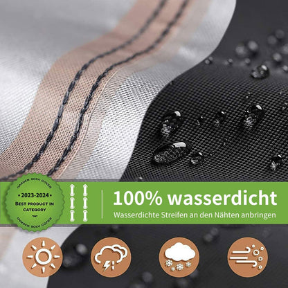 Gartenmöbel-Abdeckung, runde Gartentischabdeckung, wasserdicht