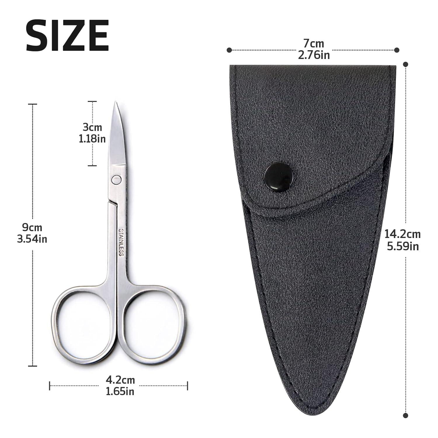 Professionelle Nagelschere 9cm Edelstahl Schönheitsschere