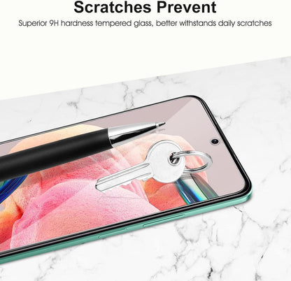 Panzer Glas für Redmi Note 12 4G, 2 Stk. Displayschutzfolie
