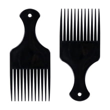 Lockenkamm Afro Kamm 2 Stück Schwarz Afro Haar Pick Haar Styling