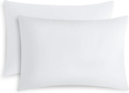 Kissenbezug 50x70 2er Set Weiß Mikrofaser Hotelverschluss