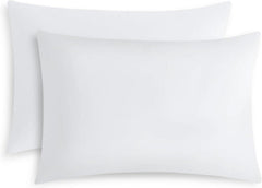 Kissenbezug 50x70 2er Set Weiß Mikrofaser Hotelverschluss