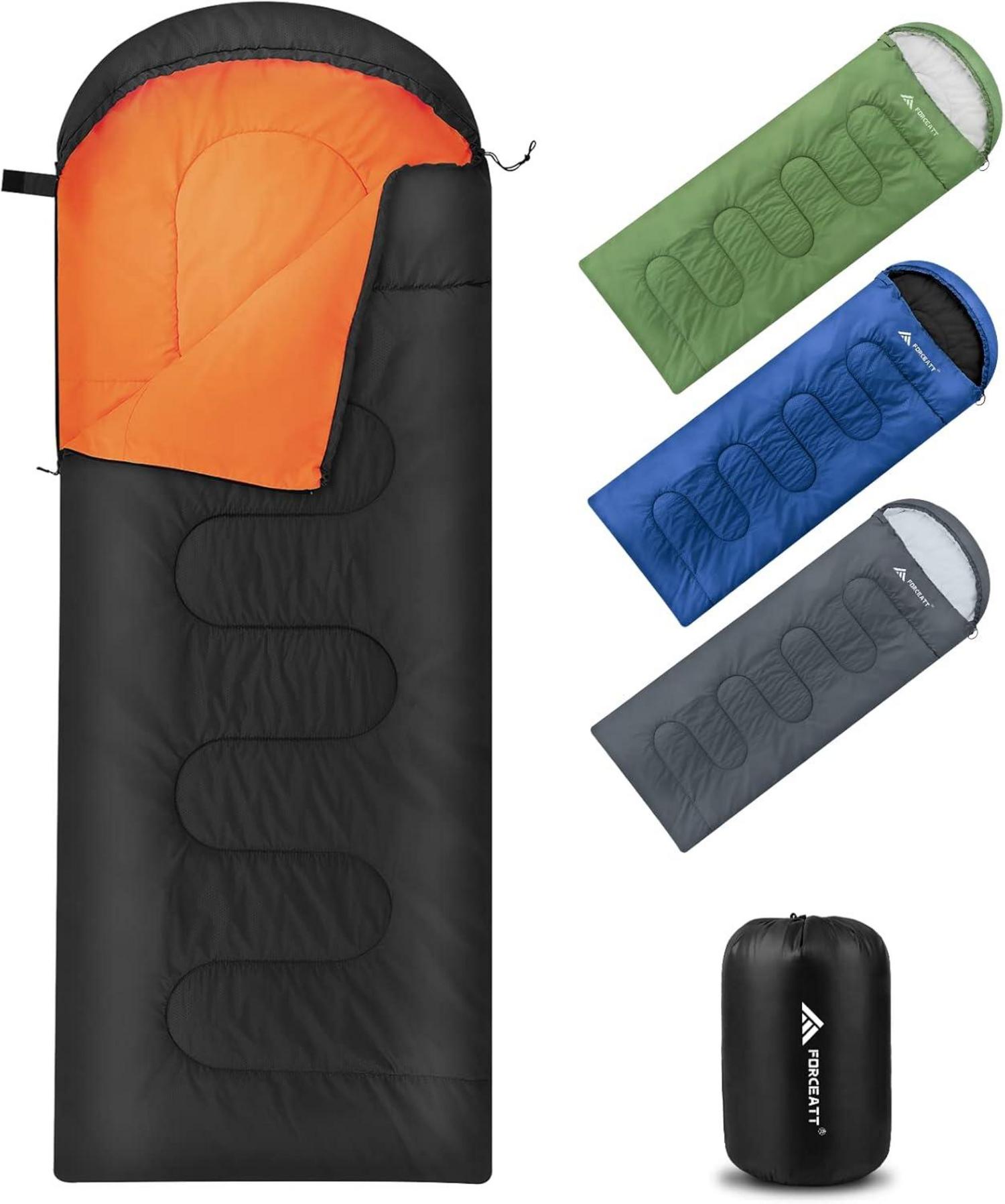 Schlafsack für 4 Jahreszeiten mit kleinem Packmaß und 1.6KG