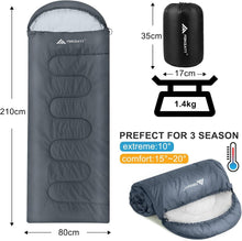 Forceatt 3/4 Jahreszeiten Schlafsack - Leicht, warm
