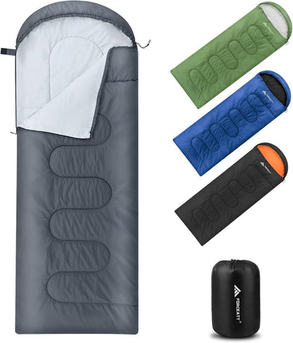 Forceatt Schlafsack 4 Jahreszeiten 1.6KG Grau 5°C