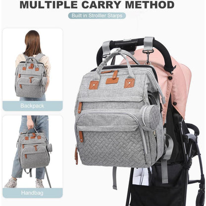 Schwarz Wickelrucksack mit Klappbett USB Wasserdicht