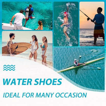 Badeschuhe Damen Herren Wasserschuhe Strandschuhe 36-46EU Blau