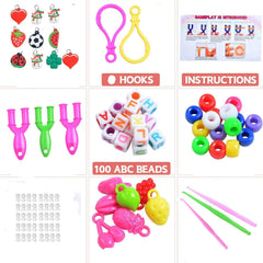 2500+ Loom Bänder Set für Kinder, Gummibänder Zubehör mit