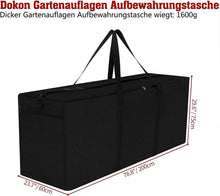 Dokon Auflagentasche 200x60x75cm Schwarz - Gartenauflagen