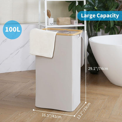 Wäschesammler mit Deckel 100 Liter pfandflaschen sammelbehälter