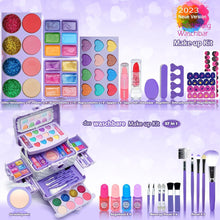 Kinderschminke Set Mädchen Kinder Make-up Koffer Spielzeug
