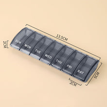 Tablettenbox 7 Tage Pillendose Medikamentenbox Blau