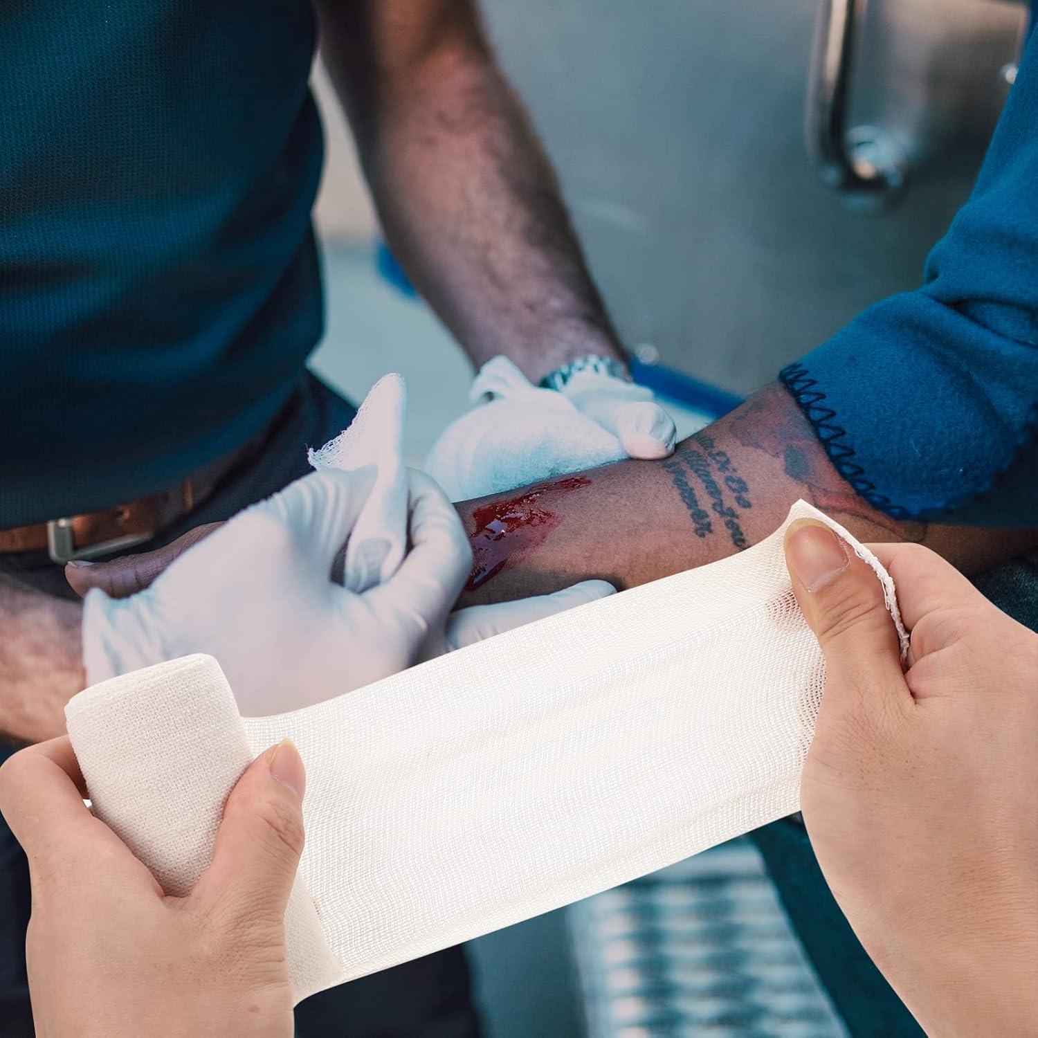 Elastische Bandagenpackung 4 Zusätzliche Clips Knie Knöchel Handgelenk 14.7