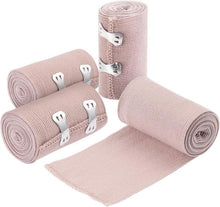 Elastische Bandage Wrap Packung mit zusätzlichen Clips 3 Zoll & 4 Zoll