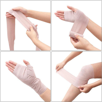 Elastische Bandage Wrap Packung mit zusätzlichen Clips 3 Zoll & 4 Zoll