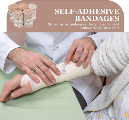 Elastische Bandagenpackung 5 Zusätzlichen Clips 3-Zoll für Knie