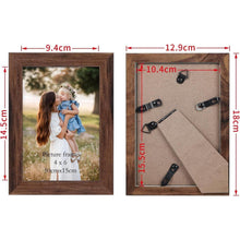 Bilderrahmen Collage 10x15cm Braun 7er Set - Leichter