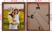 Bilderrahmen Collage Set 20x25cm Braun 7er Fotorahmen