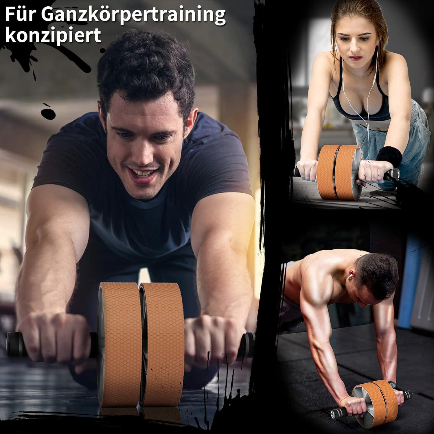 EnterSports Bauchroller Set für Core Strength Muskeltraining