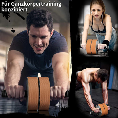 EnterSports Bauchroller Set für Core Strength Muskeltraining