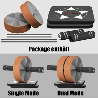 EnterSports Bauchroller Set für Core Strength Muskeltraining
